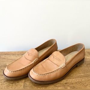 Women's Seaport Penny Leather Loafer Size 8.5 (Tan)